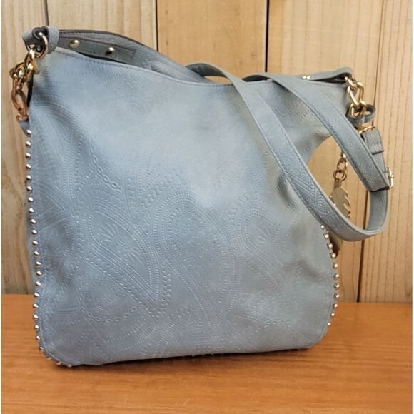 Jessica Simpson "London" Hobo Baltic Blue Purse - Picture 9 of 16